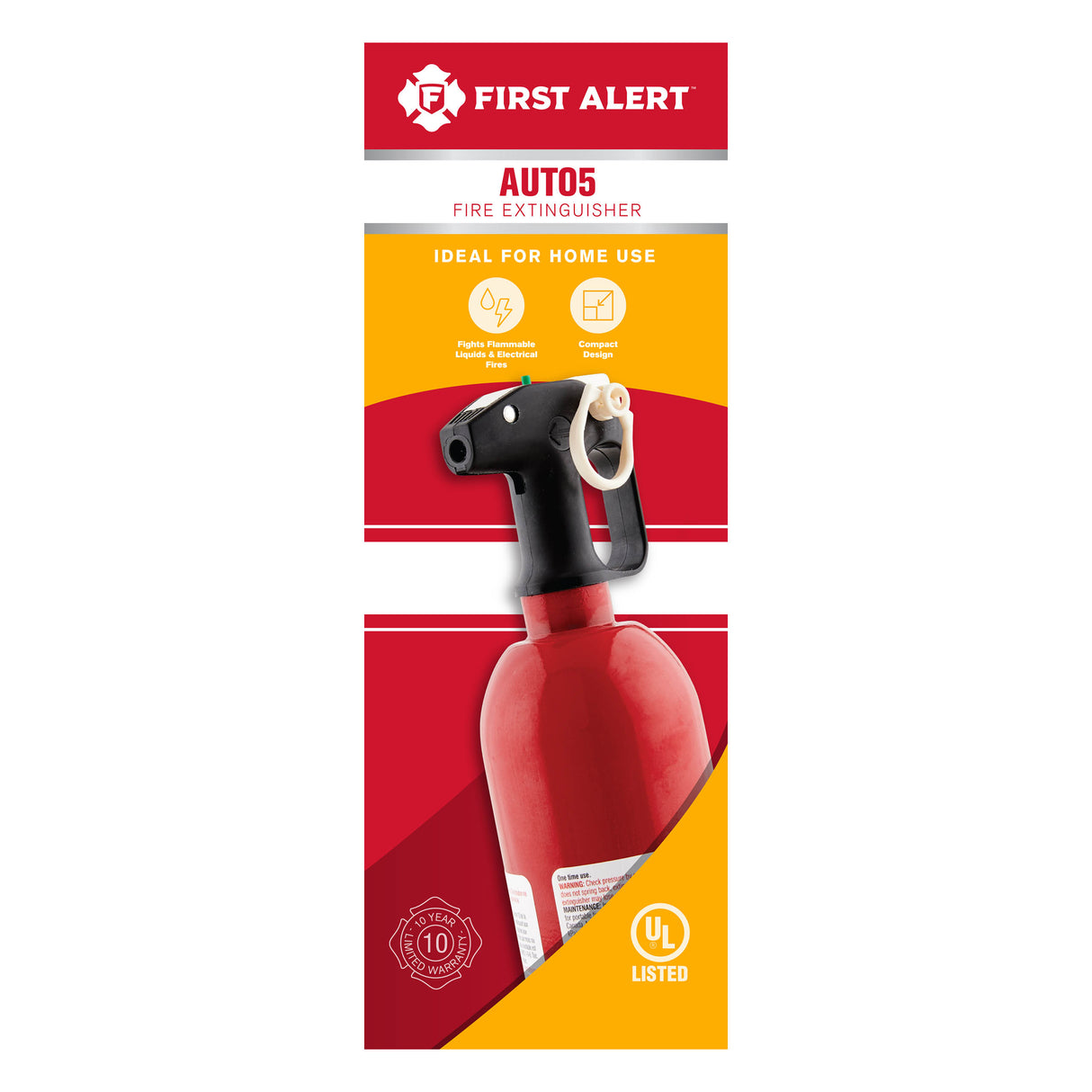 Front Package - Auto Fire Extinguisher (Red)