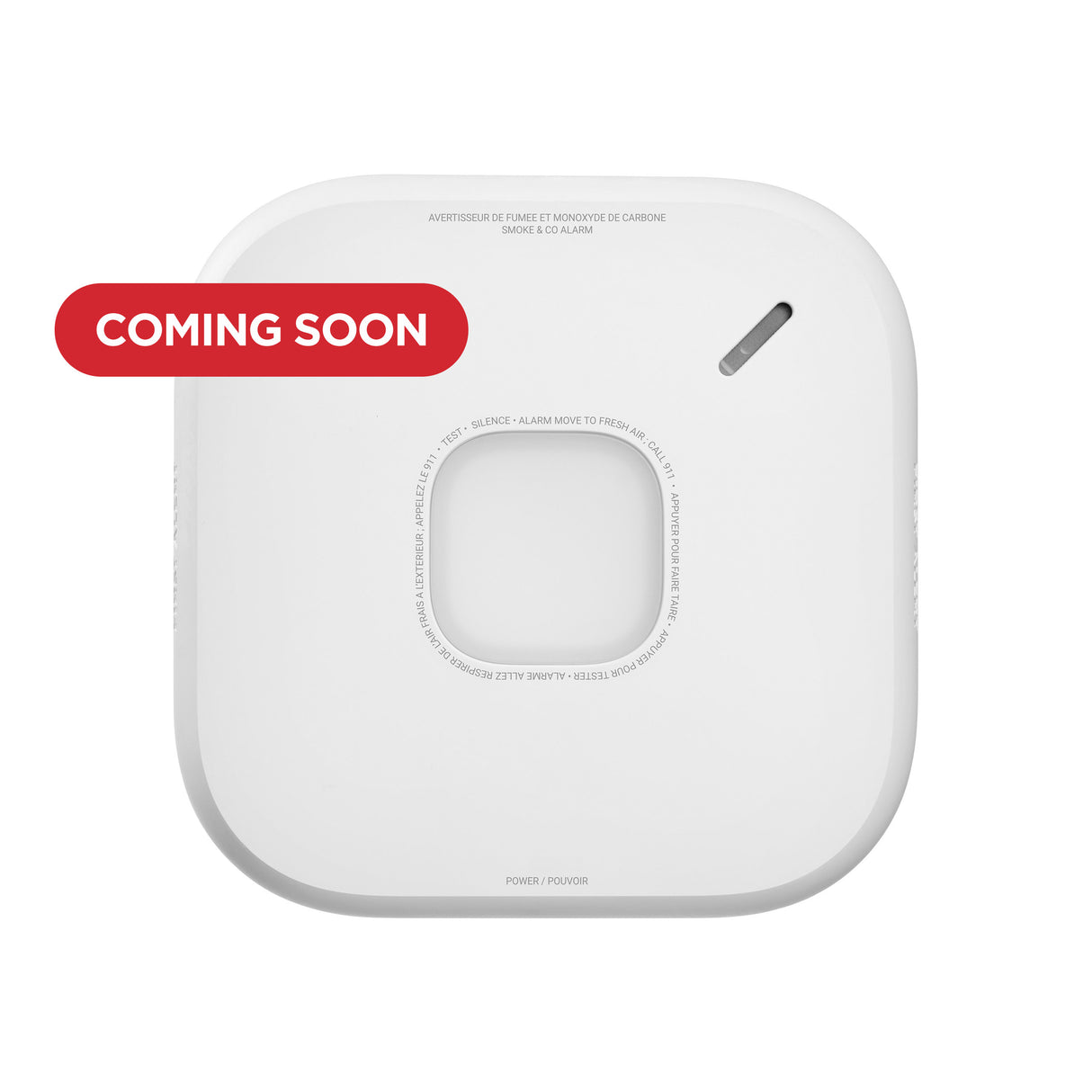 Battery Smart Smoke & Carbon Monoxide Alarm for Canada with Coming Soon