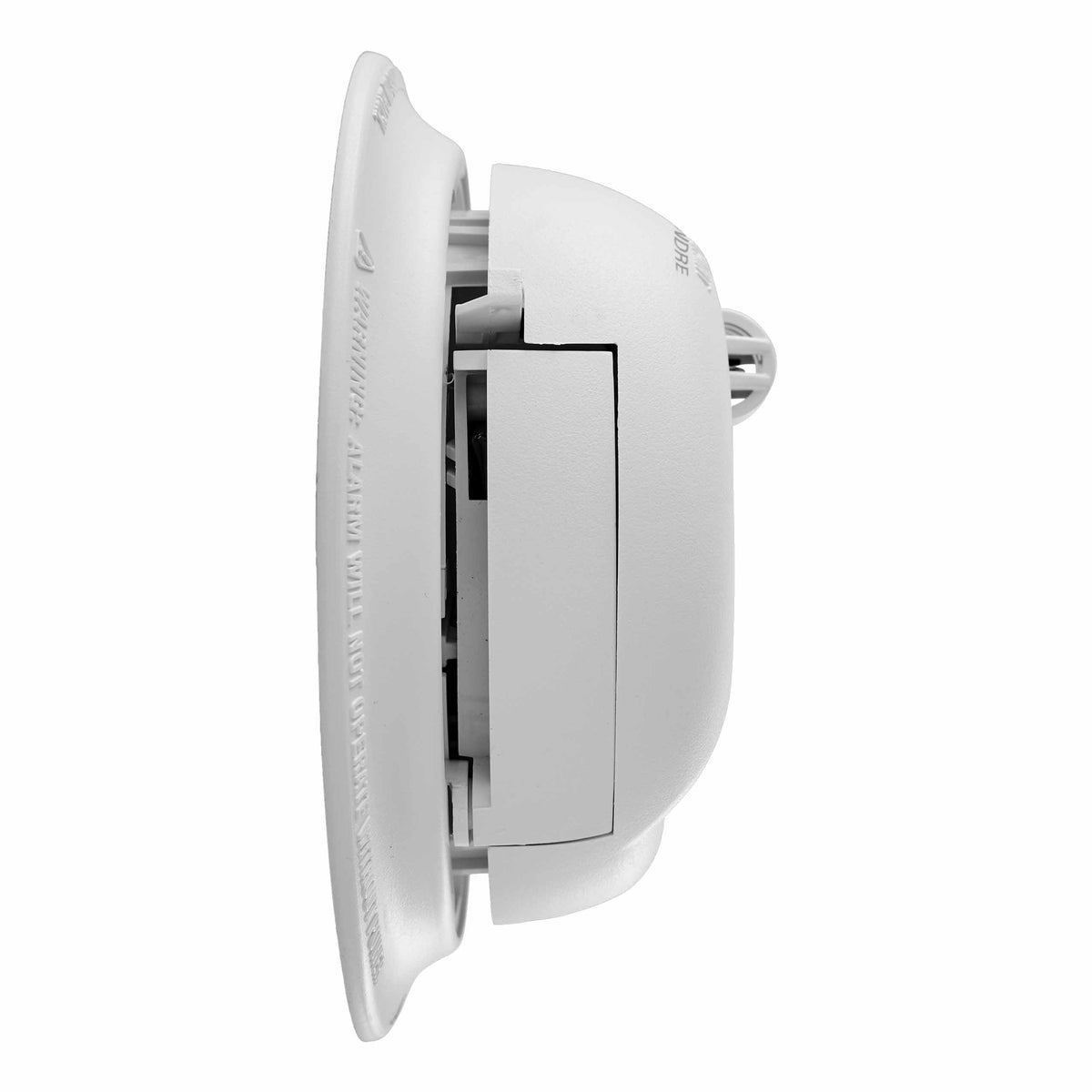 HD6135FBA Hardwired Heat alarm Side view to show depth of alarm