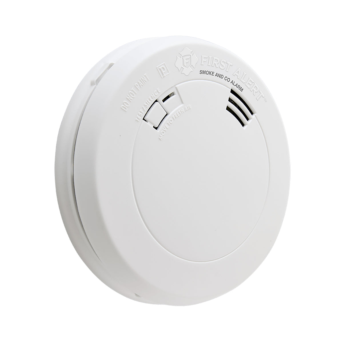 Combo Smoke and CO Alarm at an angle