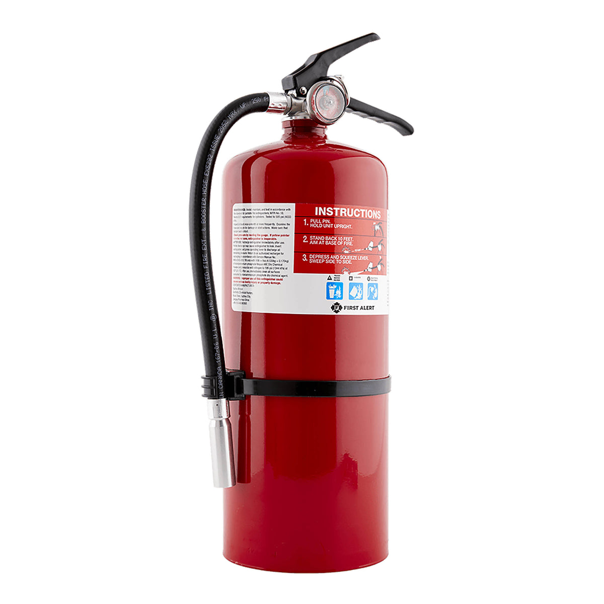 Red Fire Extinguisher at an angle