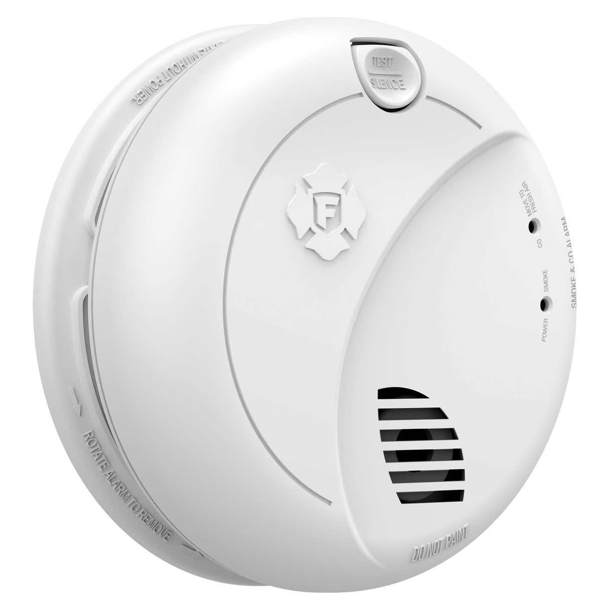 Hardwire Smoke and CO Alarm with 10-Year Battery Backup and Voice Alert