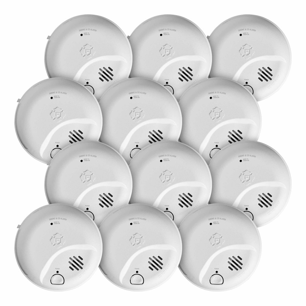 Interconnect Hardwire 2-in-1 Smoke and CO Alarm with Battery Backup