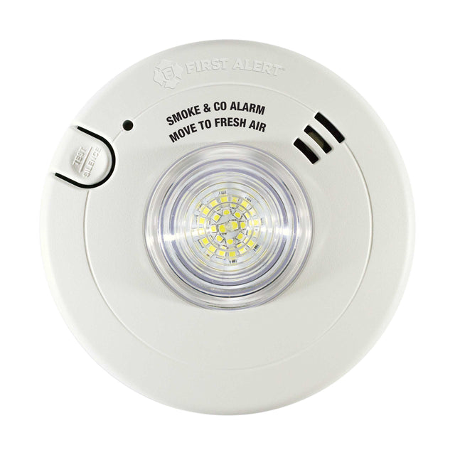 ProdImg;7030BSL;1038870-Front-Combination-Smoke-CO-Alarm.jpg;Front - Hardwired Hearing Impaired Combo Smoke & CO Alarm with LED Strobe Light - Photoelectric