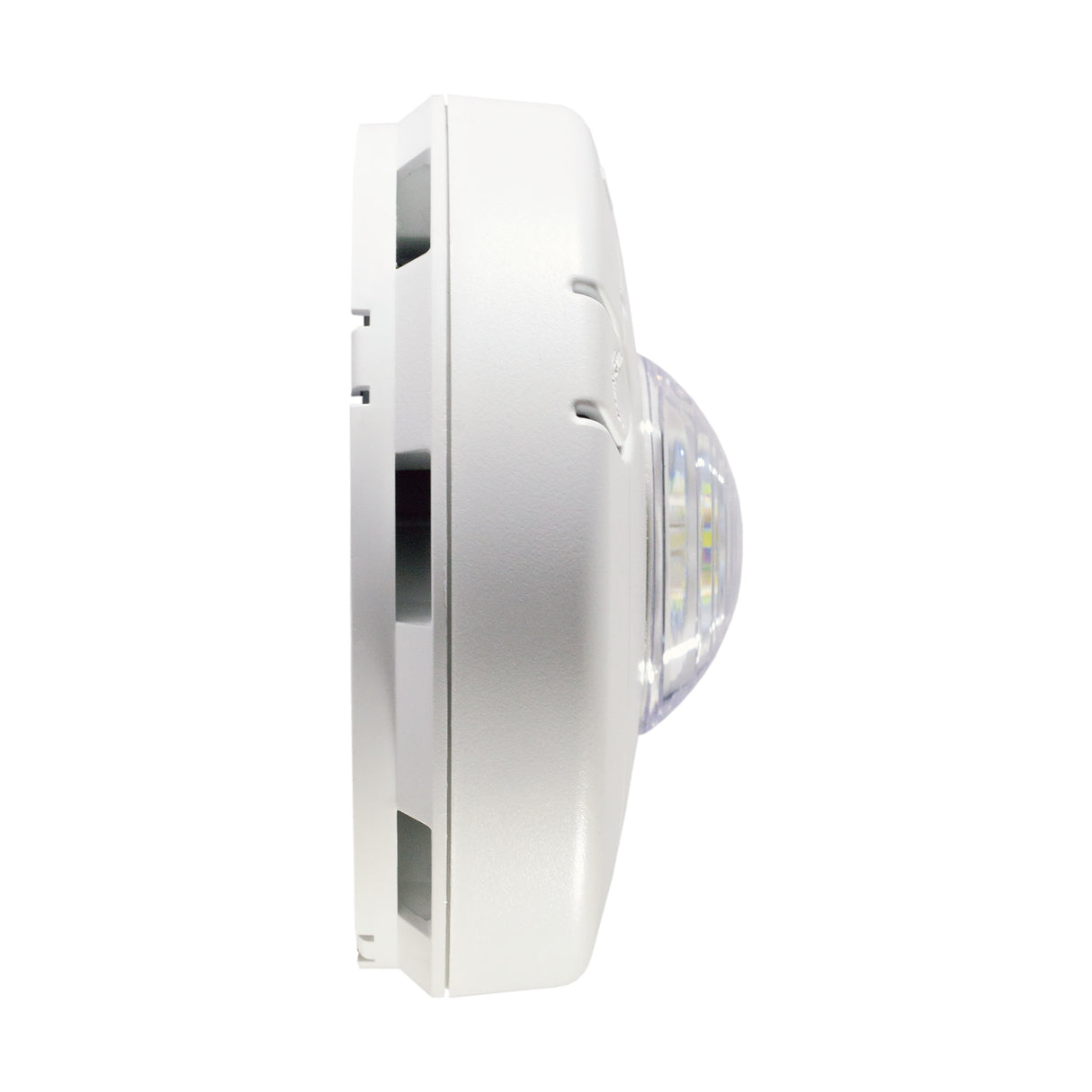 Side - Hardwired Hearing Impaired Combo Smoke and CO Alarm with LED Strobe Light - Photoelectric