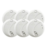 SkuImg;7010B6CP;7010B6CP 6pk Front Smoke Alarms.jpg;Smoke Alarms front view 6 pack