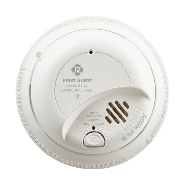 SkuImg;9120BA;9120BA_Front-IonizationSmokeAlarm-CA.jpg;9120BA Hardwired Ionization Smoke Alarm with Battery Backup - Front