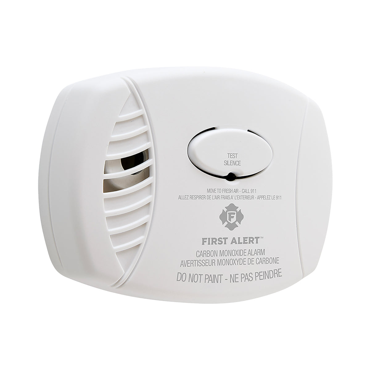 CO400A Battery Operated Carbon Monoxide Alarm - At an Angle