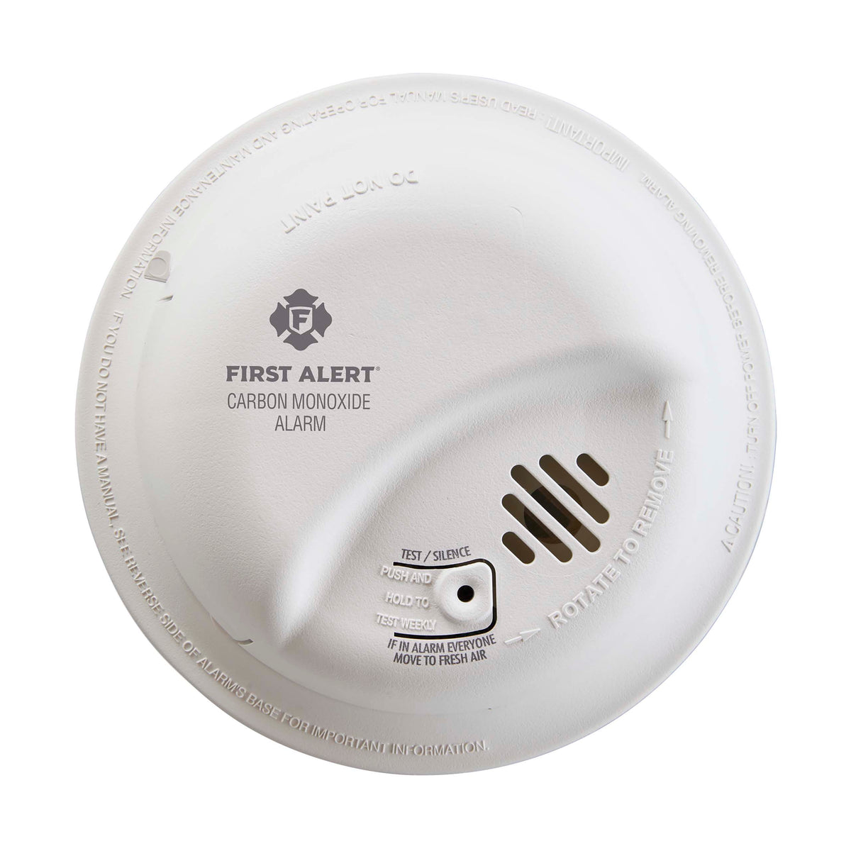 CO5120BN Front - Hardwired Carbon Monoxide Alarm with Battery Backup