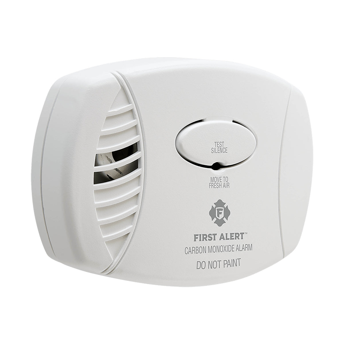 Carbon Monoxide Alarm at an angle