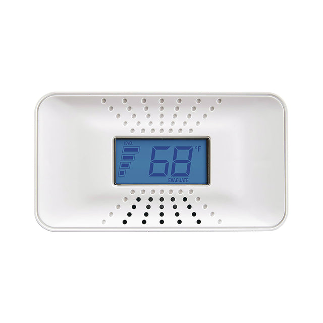 SkuImg;1039749;CO710A_Front_900x900px.jpg;CO710A 10-Year Battery Carbon Monoxide Alarm with Digital Temperature Display - Front