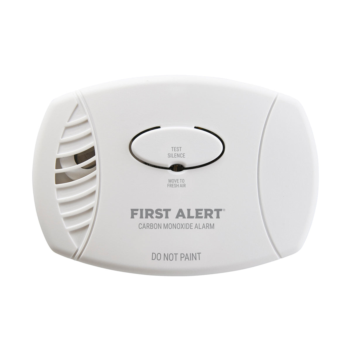 Front facing white CO7B01 Battery CO alarm