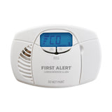 ProdImg;CO7B01D;CO7B01D-c1-6-Front.jpg;Front facing white CO7B01D Battery CO alarm with display