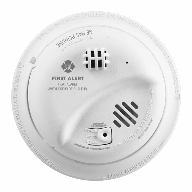 SkuImg;HD6135FBA;HD6135FBA-c1-6.jpg;HD6135FBA Hardwired Heat alarm Front view with installation