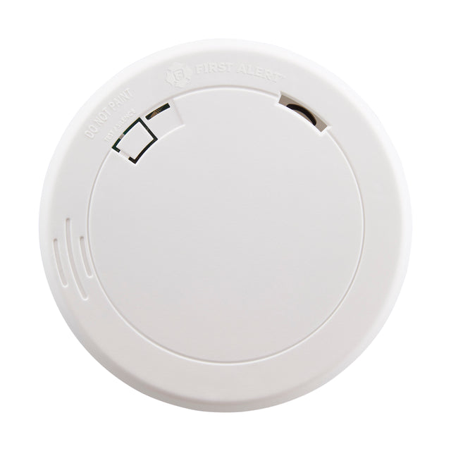 ProdImg;P1210;PR710B-Front-PhotoelectricSmokeAlarm.jpg;Front - Slim Photoelectric Smoke Alarm with 10-Year Battery