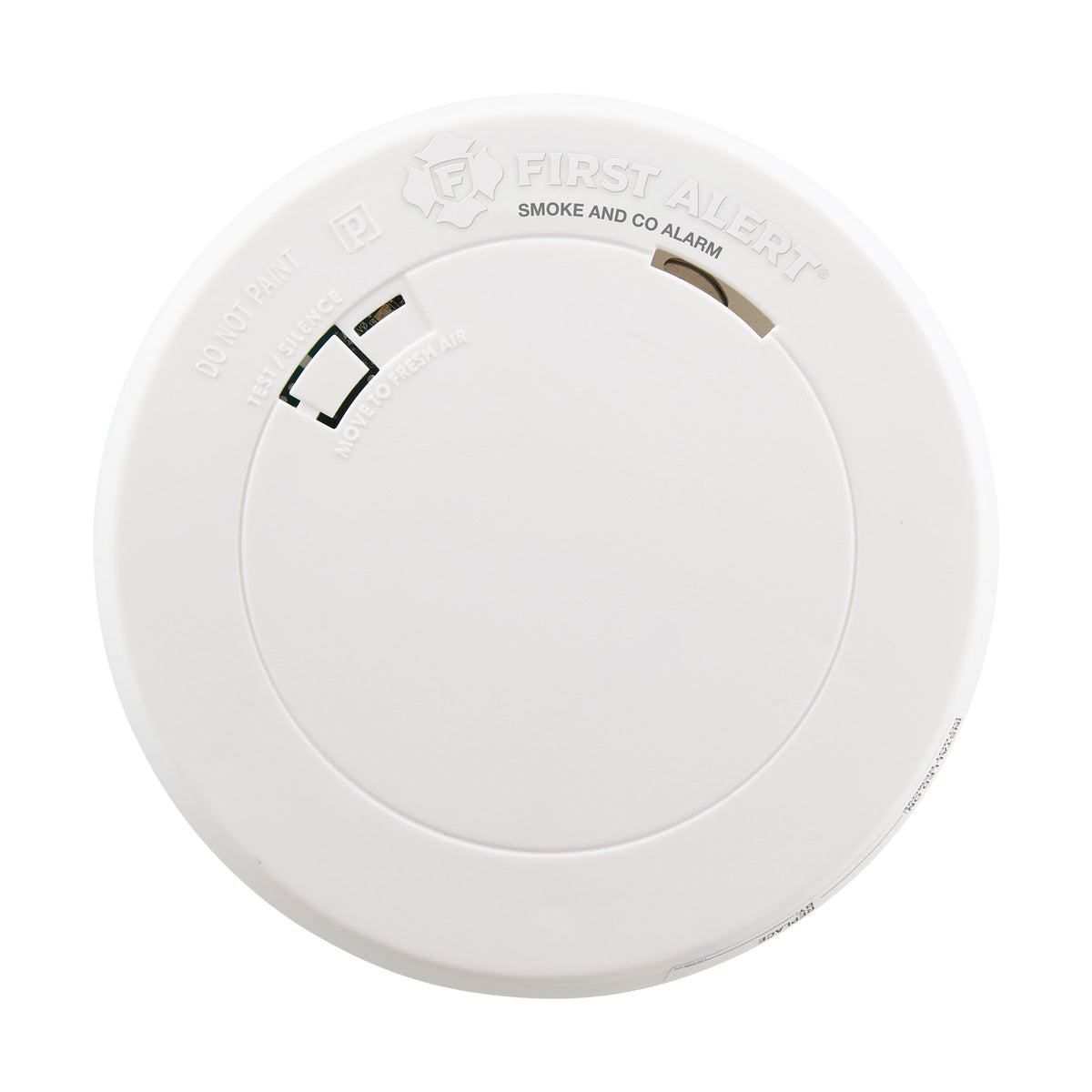Front - Combination Photoelectric Smoke and CO Alarm with 10-Year Battery - Photoelectric