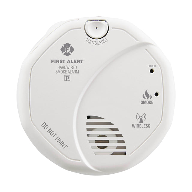 ProdImg;SA520;SA520B-Front-WirelessSmokeAlarm.jpg;Front - Wireless Interconnect Smoke Alarm - Bridge Unit - Photoelectric - Hardwired