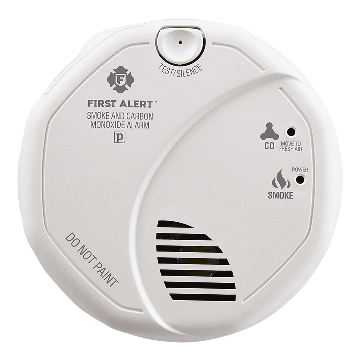 SC7010B Hardwired Combination Smoke and CO Alarm with Battery Backup - Front