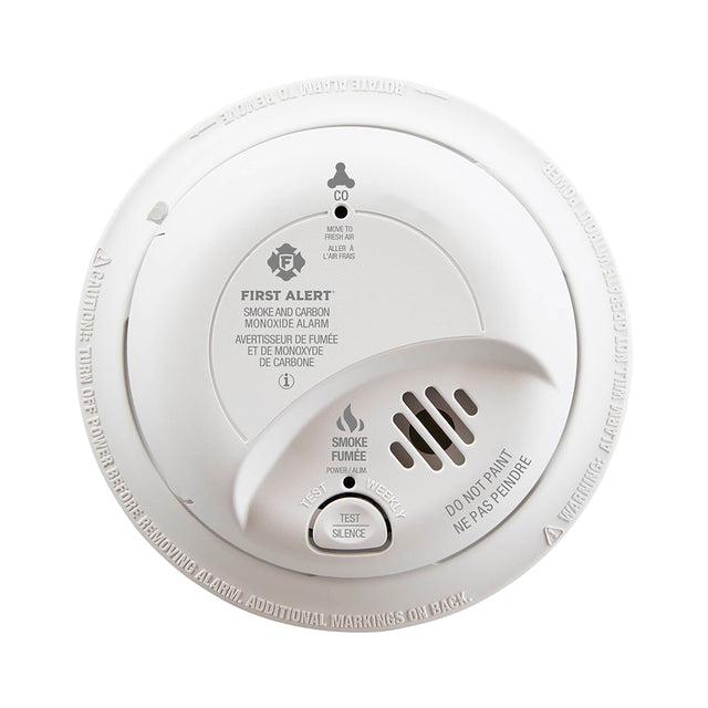 ProdImg;SC9120BA2;SC9120BA-Front-ComboSmokeandCOAlarm.jpg;Hardwired Smoke and CO Alarm with Battery Backup - Front