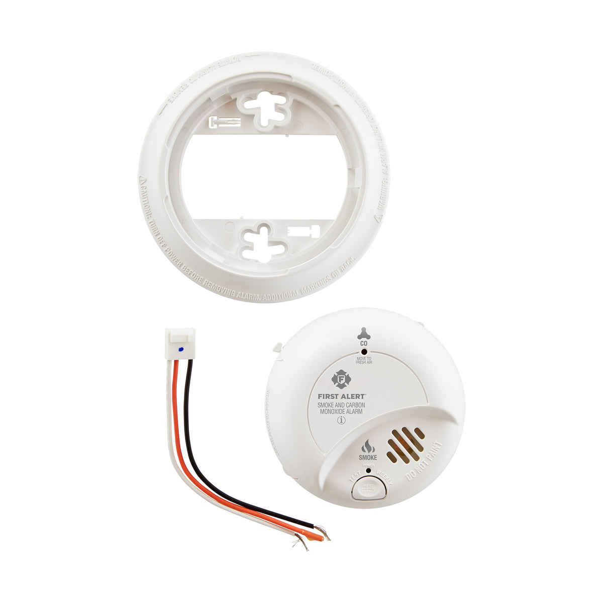 Acc - Hardwired Smoke and Carbon Monoxide Alarm with 10 Year Sealed Battery Backup
