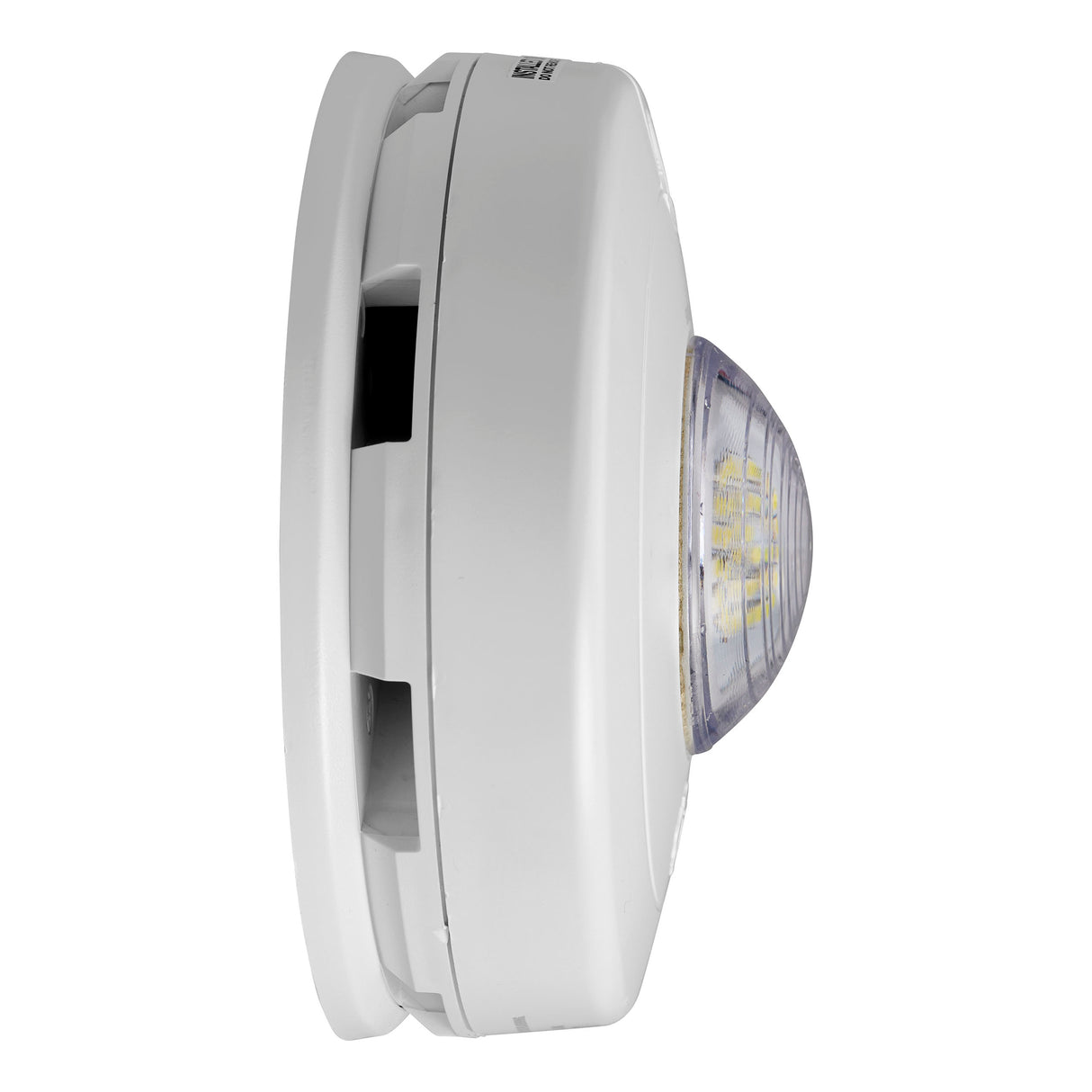 Hardwire Smoke Alarm with LED Strobe and 10-Year Battery Backup