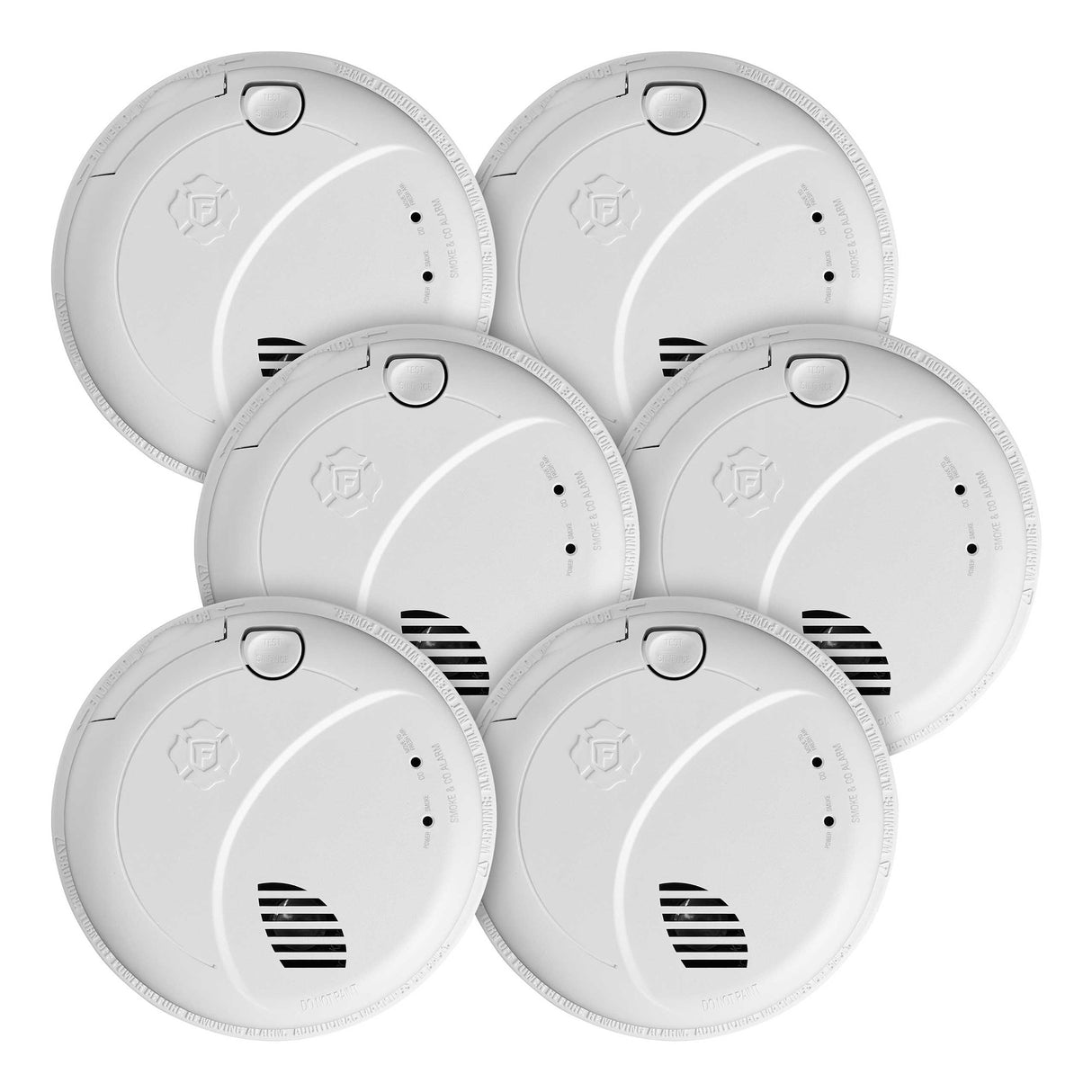 Interconnect Hardwire Smoke & CO Alarm with Battery Backup & Voice