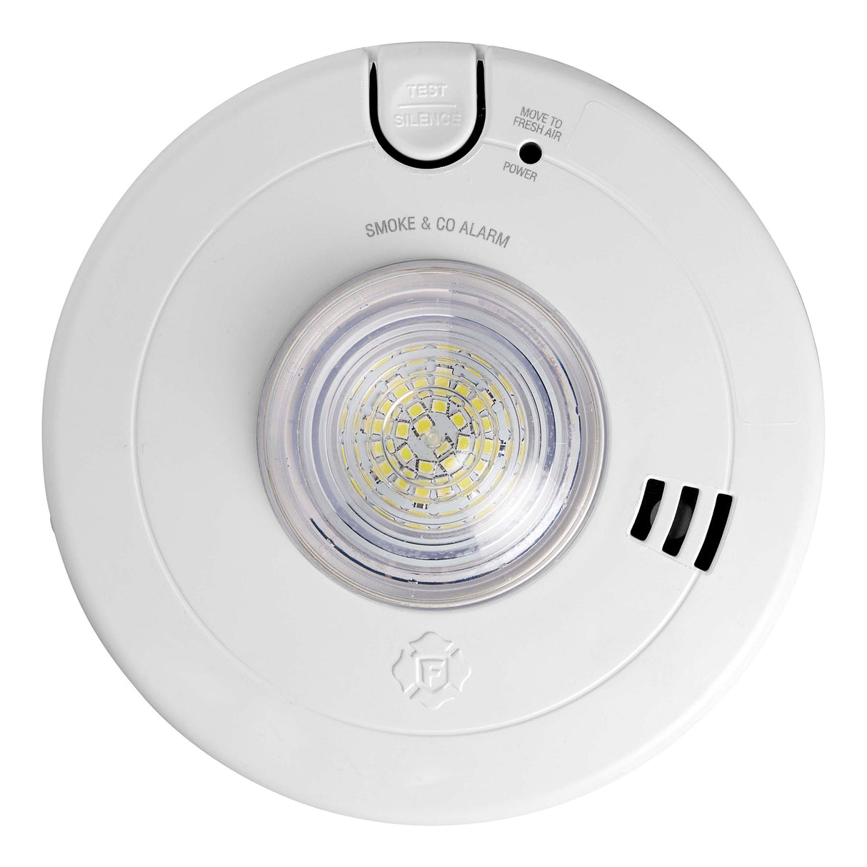 Hardwire Combination Smoke and Carbon Monoxide Alarm with LED Strobe and 10-Year Battery Backup