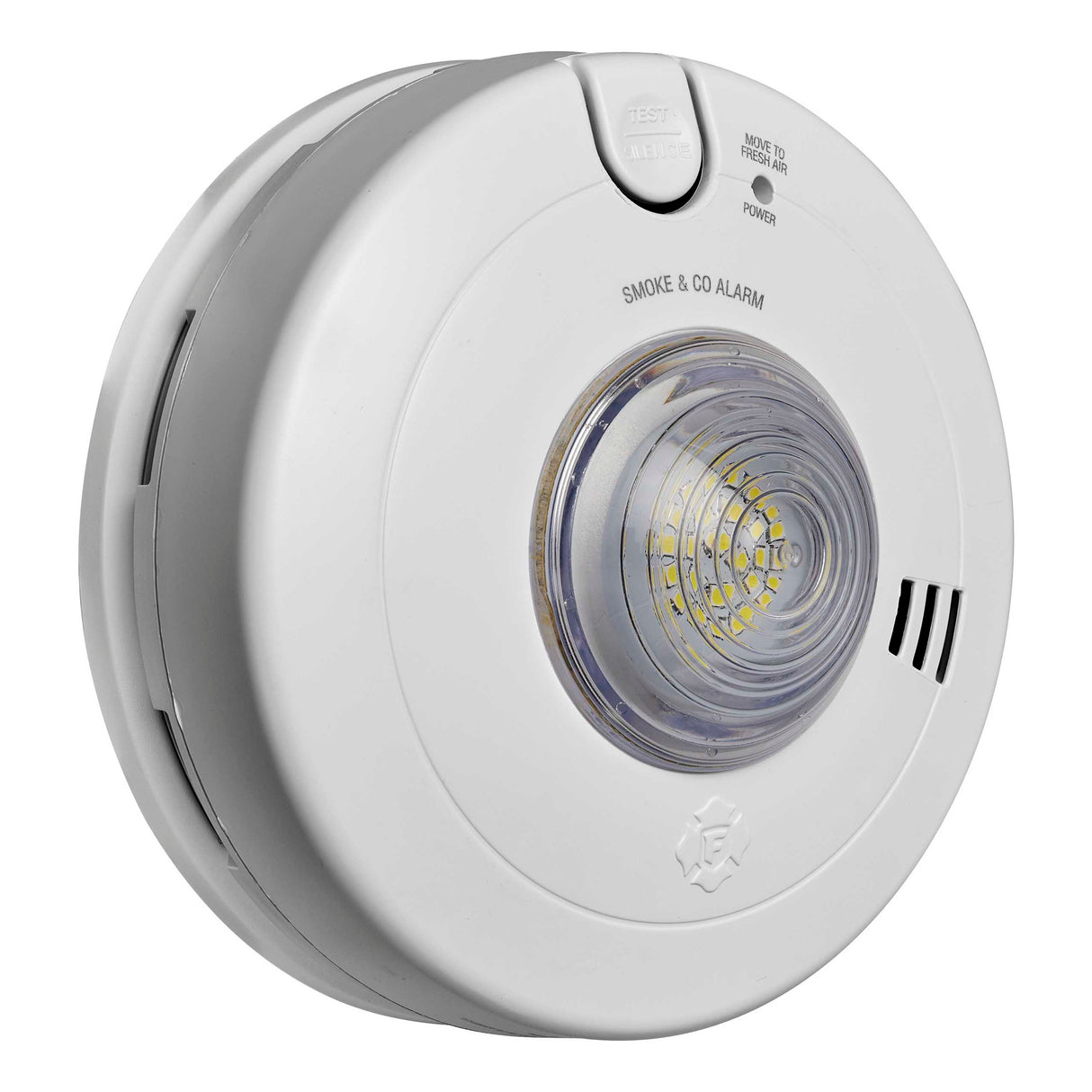 Hardwire Combination Smoke and Carbon Monoxide Alarm with LED Strobe and 10-Year Battery Backup