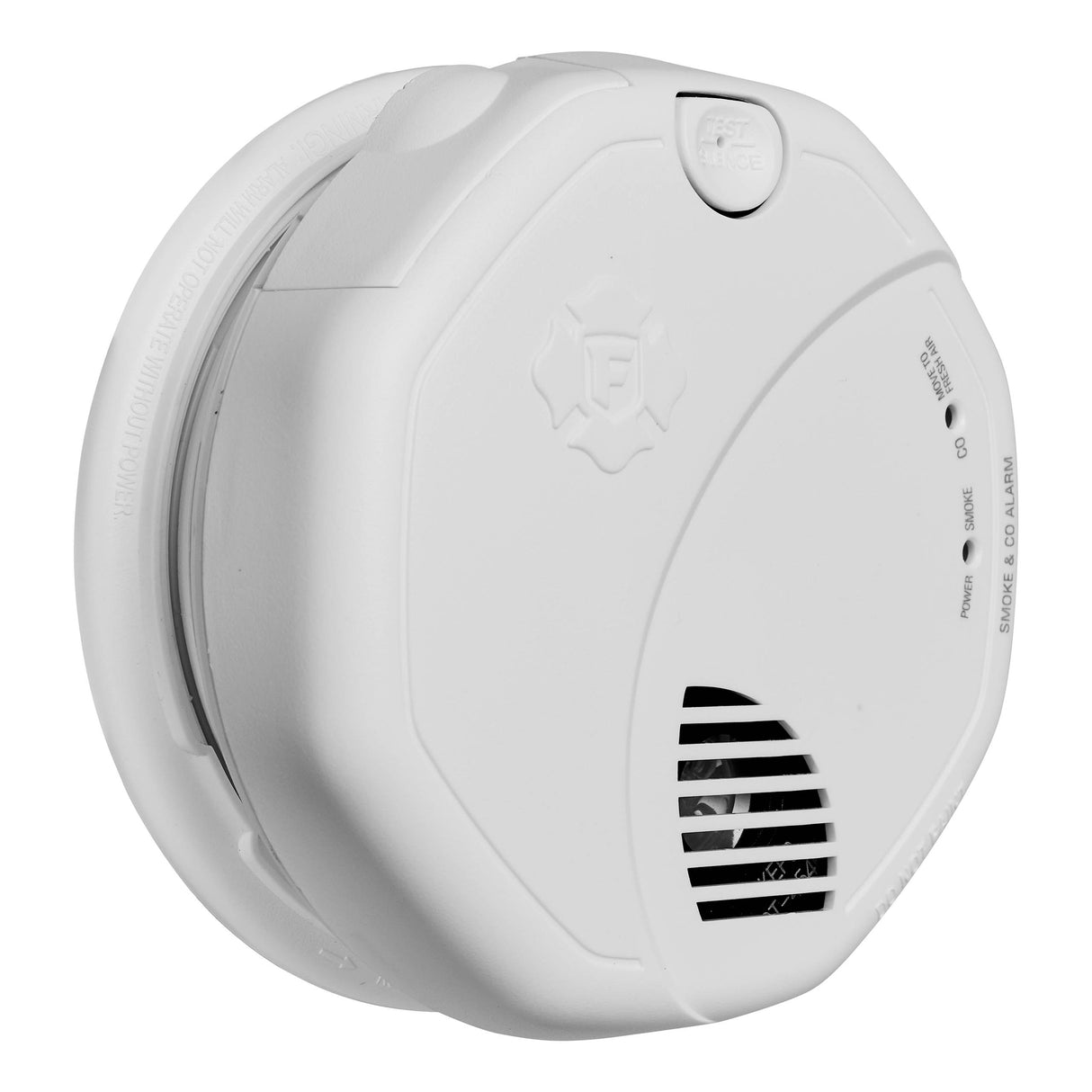 Interconnect Battery-Operated Smoke and CO Alarm with Voice