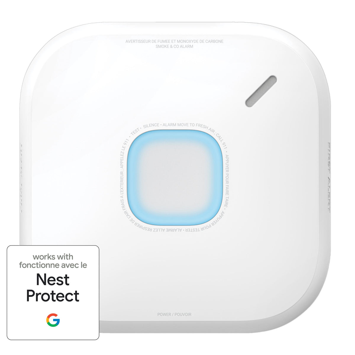Hardwire Smart Smoke & Carbon Monoxide Alarm with Nest Protects for Canada