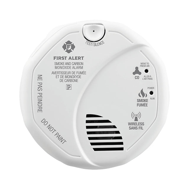 SkuImg;1044817;ZCOMBOA_Front.jpg;ZCOMBOA Wireless Smoke and Carbon Monoxide Alarm Works with ZWAV Ring - Front